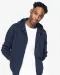 NS402 - Ecologische uniseks sweater met capuchon en rits Black
