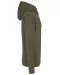 K4018 - Oversized fleece sweater met capuchon Light khaki