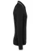 K280 - Heren polo van piquétricot met lange mouwen Black / Light Grey / White