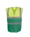 YHVW122 - Tweekleurig veiligheidshesje Hi Vis Yellow / Paramedic Green