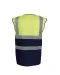 YHVW122 - Tweekleurig veiligheidshesje Hi Vis Yellow / Navy