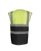 YHVW122 - Tweekleurig veiligheidshesje Hi Vis Yellow / Black