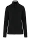 K457 - Damessweater met rits Black
