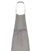 K895 - Katoenen schort zonder zak Light Grey