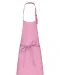 K895 - Katoenen schort zonder zak Dark Pink