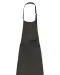 K895 - Katoenen schort zonder zak Dark Grey