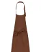 K895 - Katoenen schort zonder zak Cacao