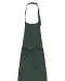 K895 - Katoenen schort zonder zak Bottle Green