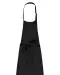 K895 - Katoenen schort zonder zak Black