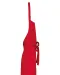 K895 - Katoenen schort zonder zak Red