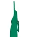 K895 - Katoenen schort zonder zak Kelly Green