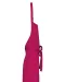 K895 - Katoenen schort zonder zak Fuchsia