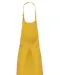K895 - Katoenen schort zonder zak Mustard