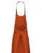 K895 - Katoenen schort zonder zak Burnt Orange