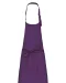 K895 - Katoenen schort zonder zak Purple