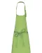 K895 - Katoenen schort zonder zak Lime