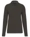WK276 - Polo lange mouwen Dark Grey