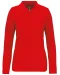WK277 - Damespolo lange mouwen Red