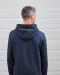 K4016 - Driekleurige unisex sweater met capuchon Black / White / Basalt Grey