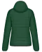 K6111 - Ladies' lightweight hooded padded jacket Forest Green