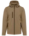 K422 - 3-laagse uniseks softshelljas met afneembare capuchon en mouwen Camel