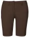 K751 - Dames chino bermudashorts Chocolate