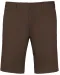 K750 - Heren chino bermudashorts Chocolate