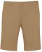 K750 - Heren chino bermudashorts Camel