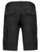 K754 - Herenbermuda met diverse zakken Black