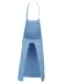 K890 - Schort van Polykatoen met zak Sky Blue