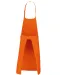 K890 - Schort van Polykatoen met zak Orange