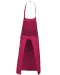 K890 - Schort van Polykatoen met zak Fuchsia