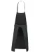 K890 - Schort van Polykatoen met zak Dark Grey