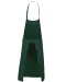 K890 - Schort van Polykatoen met zak Bottle Green
