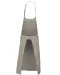 K890 - Schort van Polykatoen met zak Beige