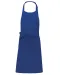 K890 - Schort van Polykatoen met zak Royal Blue