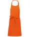 K890 - Schort van Polykatoen met zak Orange