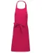 K890 - Schort van Polykatoen met zak Fuchsia