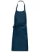K890 - Schort van Polykatoen met zak Denim