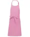 K890 - Schort van Polykatoen met zak Dark Pink