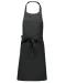 K890 - Schort van Polykatoen met zak Dark Grey