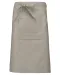 K897 - Polykatoen lang schort Beige