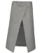 K897 - Polykatoen lang schort Light Grey