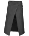 K897 - Polykatoen lang schort Dark Grey