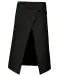 K897 - Polykatoen lang schort Black