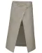 K897 - Polykatoen lang schort Beige