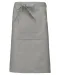 K897 - Polykatoen lang schort Light Grey