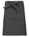 K898 - Katoenen halflang schort Dark Grey
