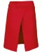 K898 - Katoenen halflang schort Red