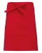 K898 - Katoenen halflang schort Red